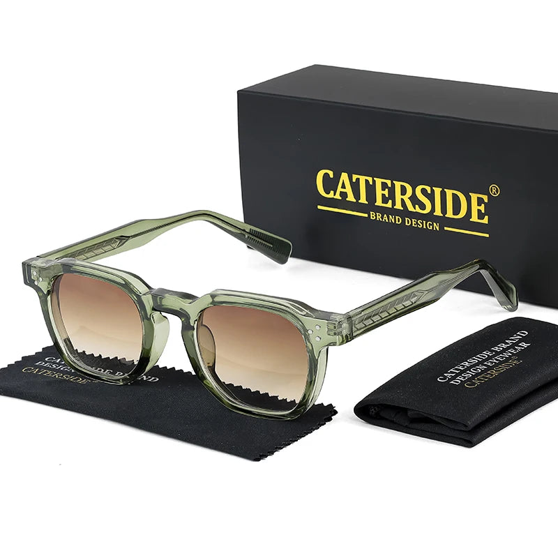 Caterside London Noir – Square Punk Sunglasses