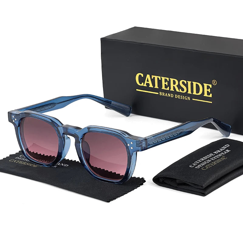 Caterside London Noir – Square Punk Sunglasses