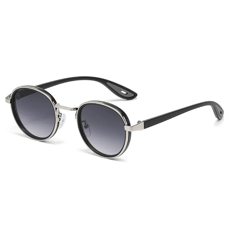 Klassnum Roma Noir – Vintage Round Sunglasses
