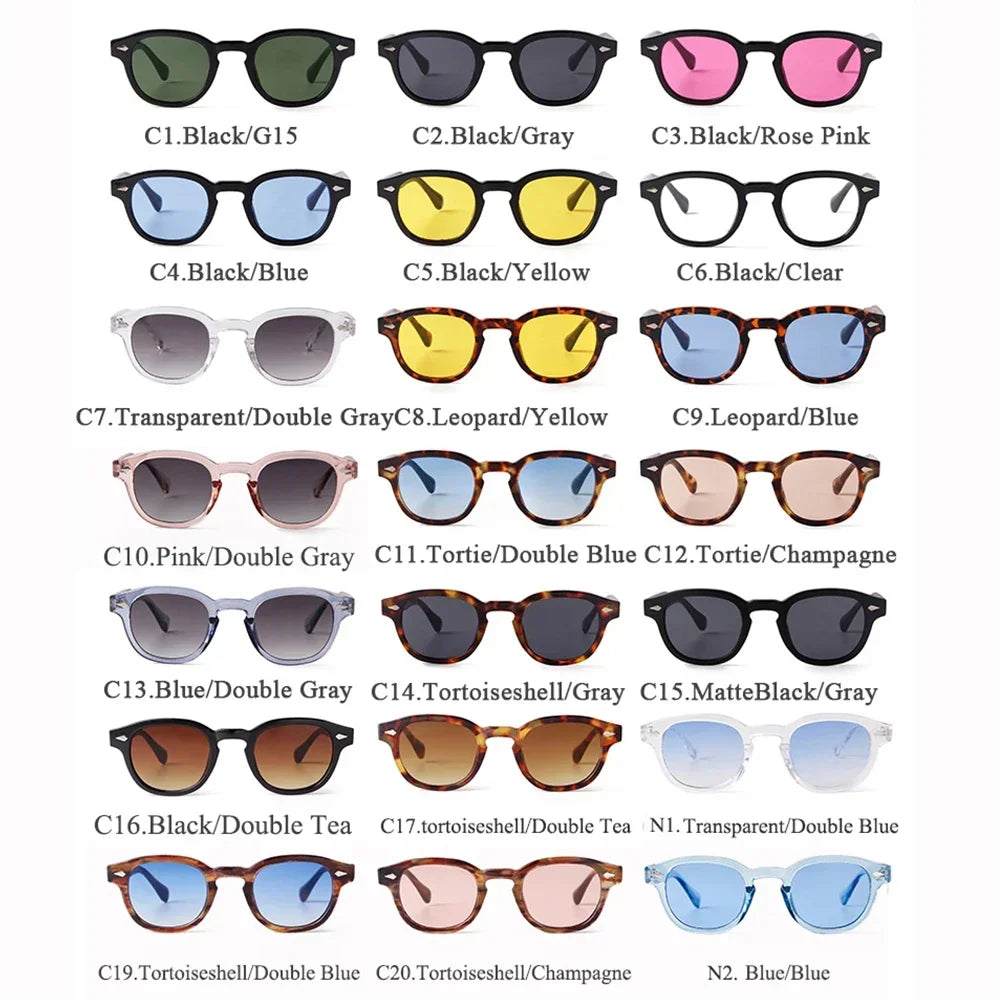 Paris Azure – Round Sunglasses