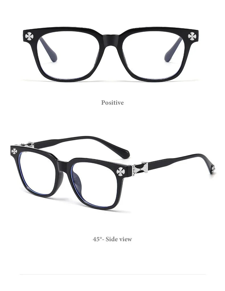 Milano Crystal Frame – Oversized Blue Light