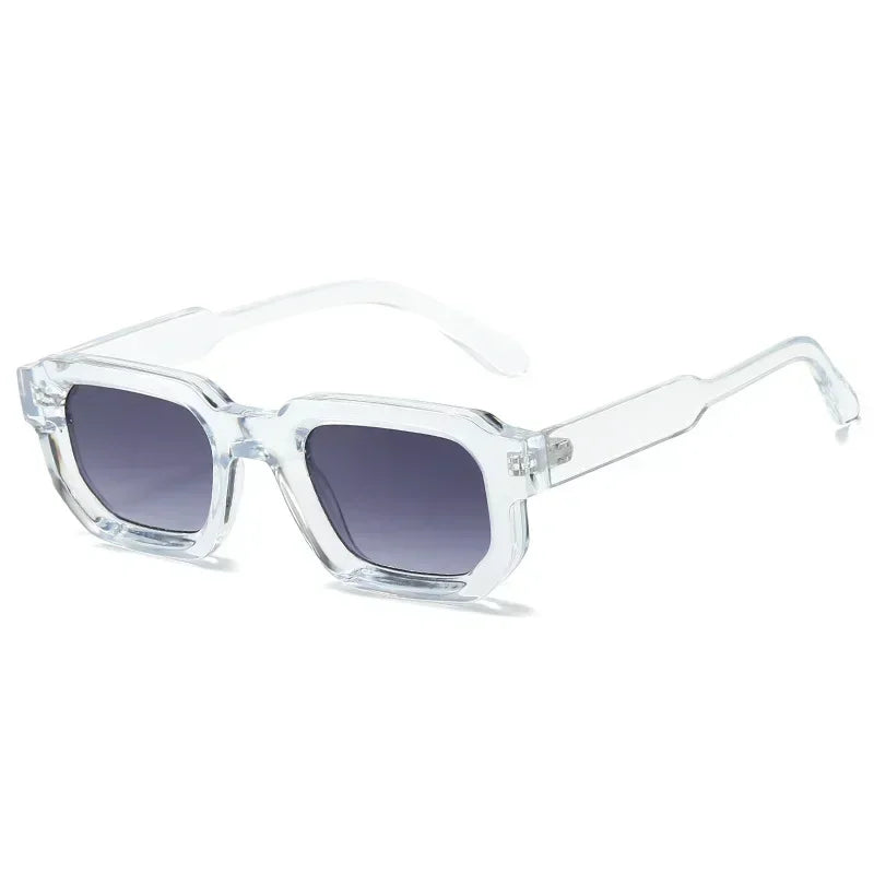 Saint-Tropez Blue – Retro Square Sunglasses