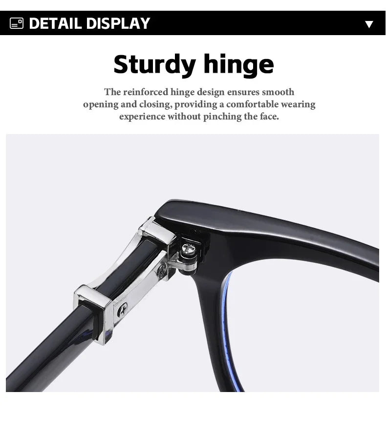 Milano Crystal Frame – Oversized Blue Light