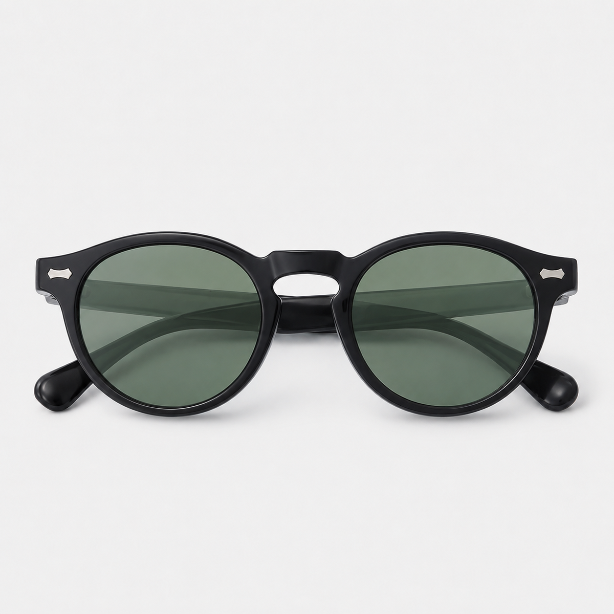 Shengmeiyu Riviera Tea – Round Polarized Sunglasses