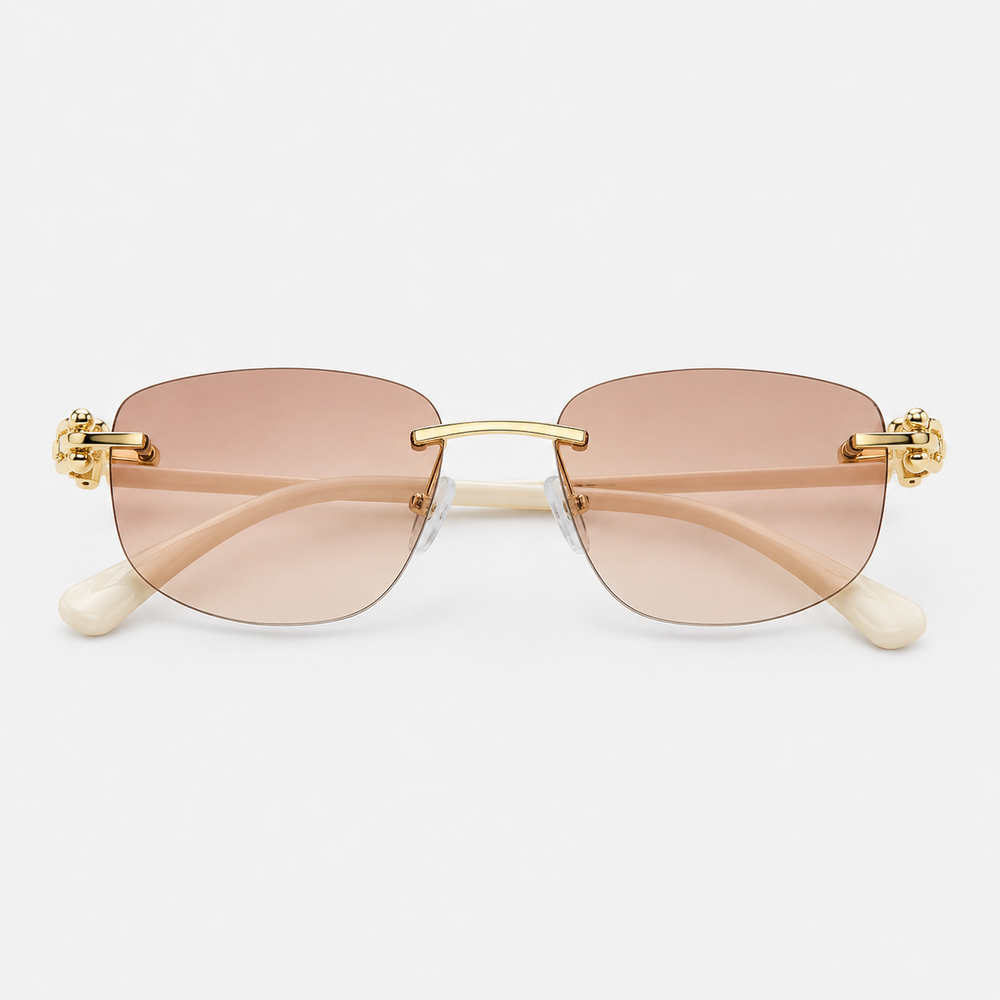 Salutami Milano Prism – Frameless Irregular Sunglasses