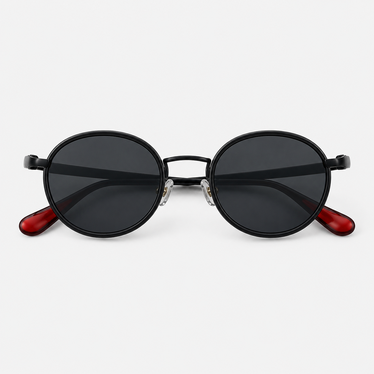 Klassnum Roma Noir – Vintage Round Sunglasses