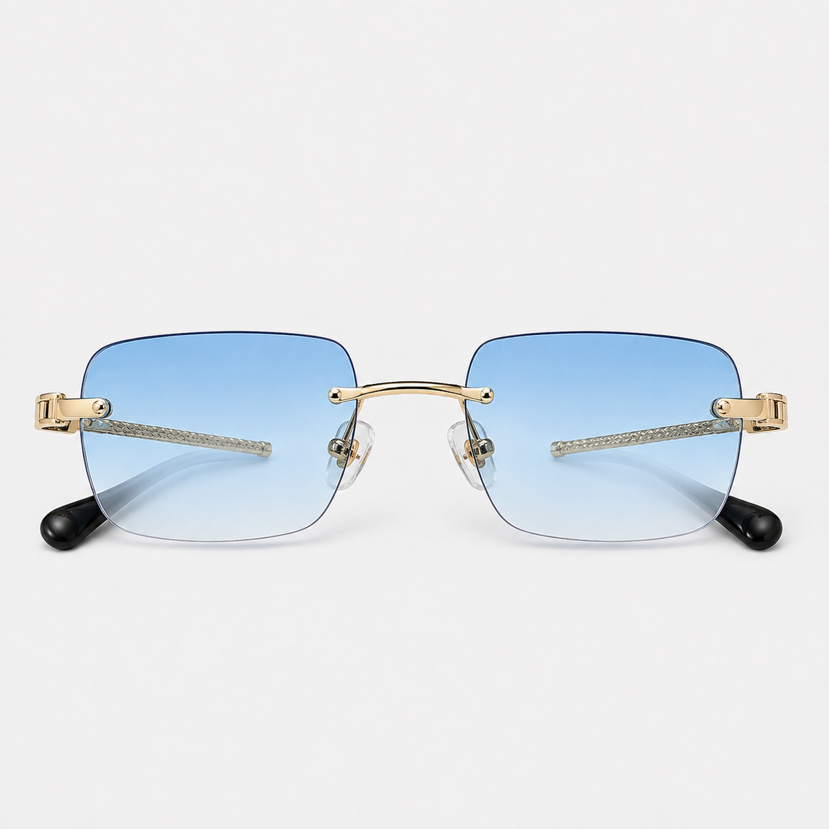 Golden Horizon – Geometric Mini Sunglasses