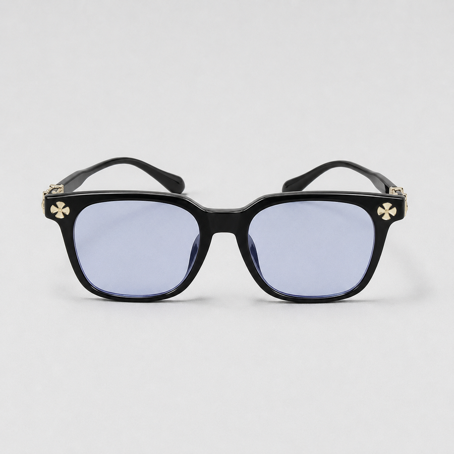 Milano Crystal Frame – Oversized Blue Light