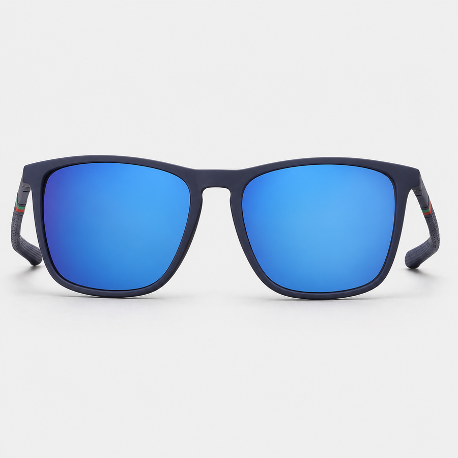 Hindfield Manhattan Black – Rectangular Sunglasses