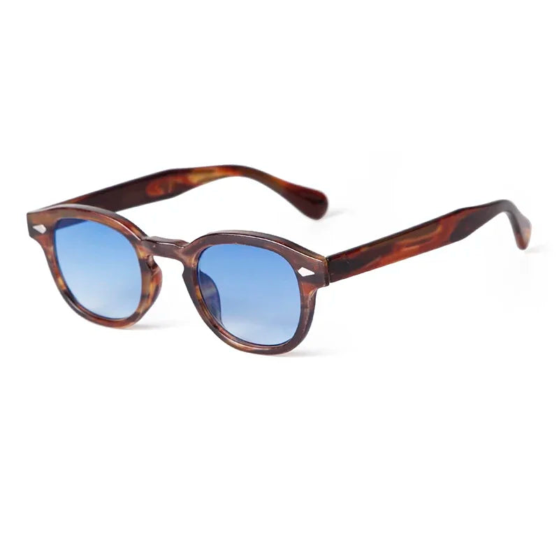 Paris Azure – Round Sunglasses