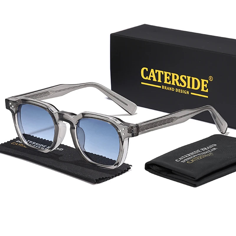 Caterside London Noir – Square Punk Sunglasses