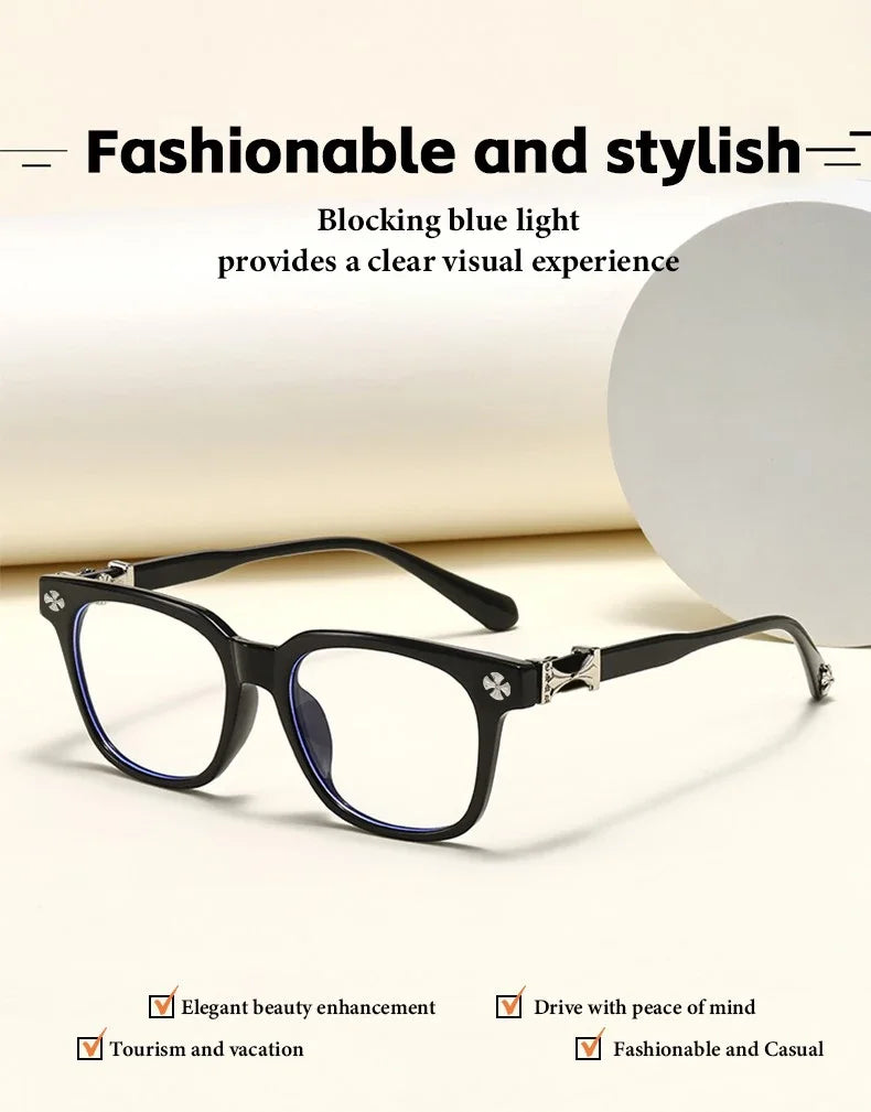 Milano Crystal Frame – Oversized Blue Light