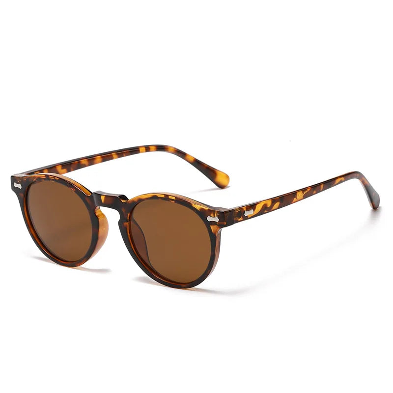 Shengmeiyu Riviera Tea – Round Polarized Sunglasses