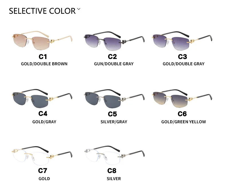 Salutami Milano Prism – Frameless Irregular Sunglasses