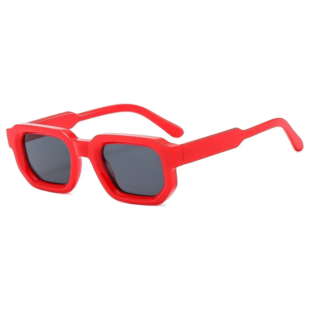 Saint-Tropez Blue – Retro Square Sunglasses