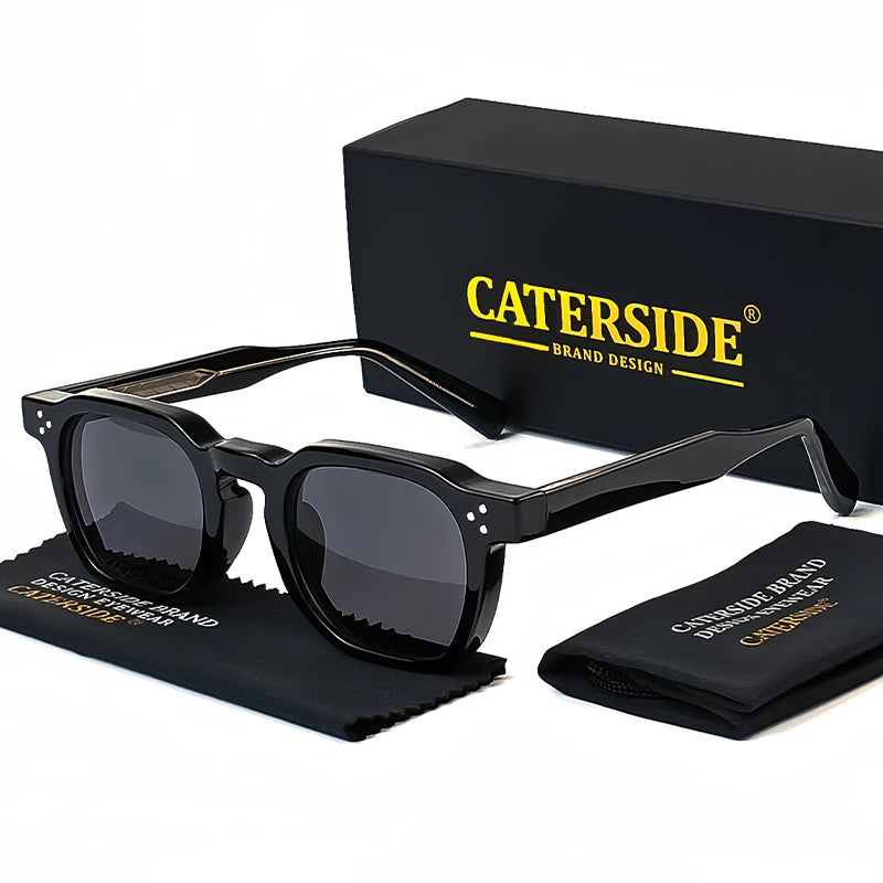 Caterside London Noir – Square Punk Sunglasses