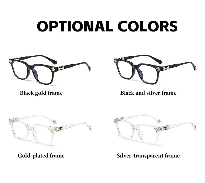 Milano Crystal Frame – Oversized Blue Light