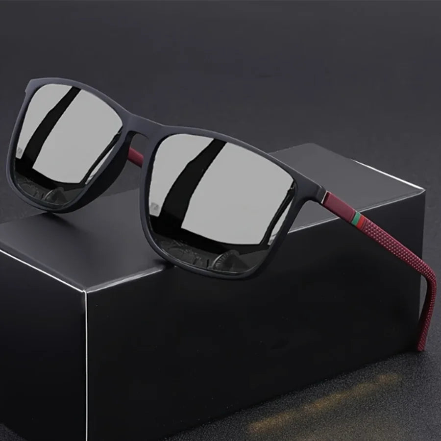 Hindfield Manhattan Black – Rectangular Sunglasses