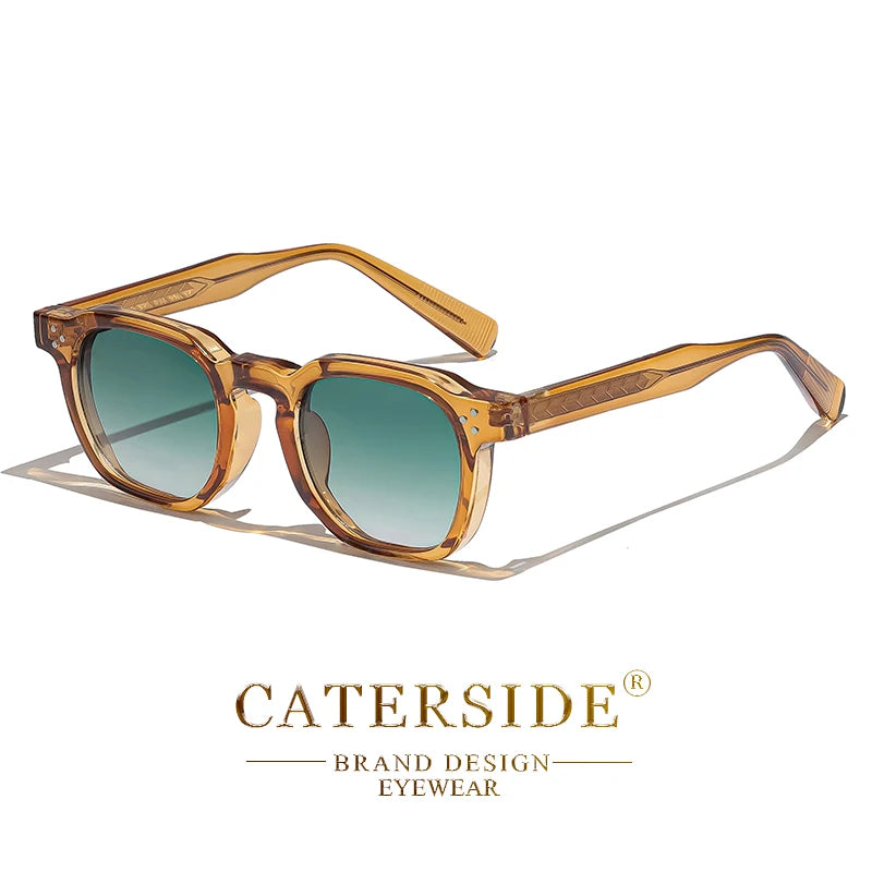 Caterside London Noir – Square Punk Sunglasses