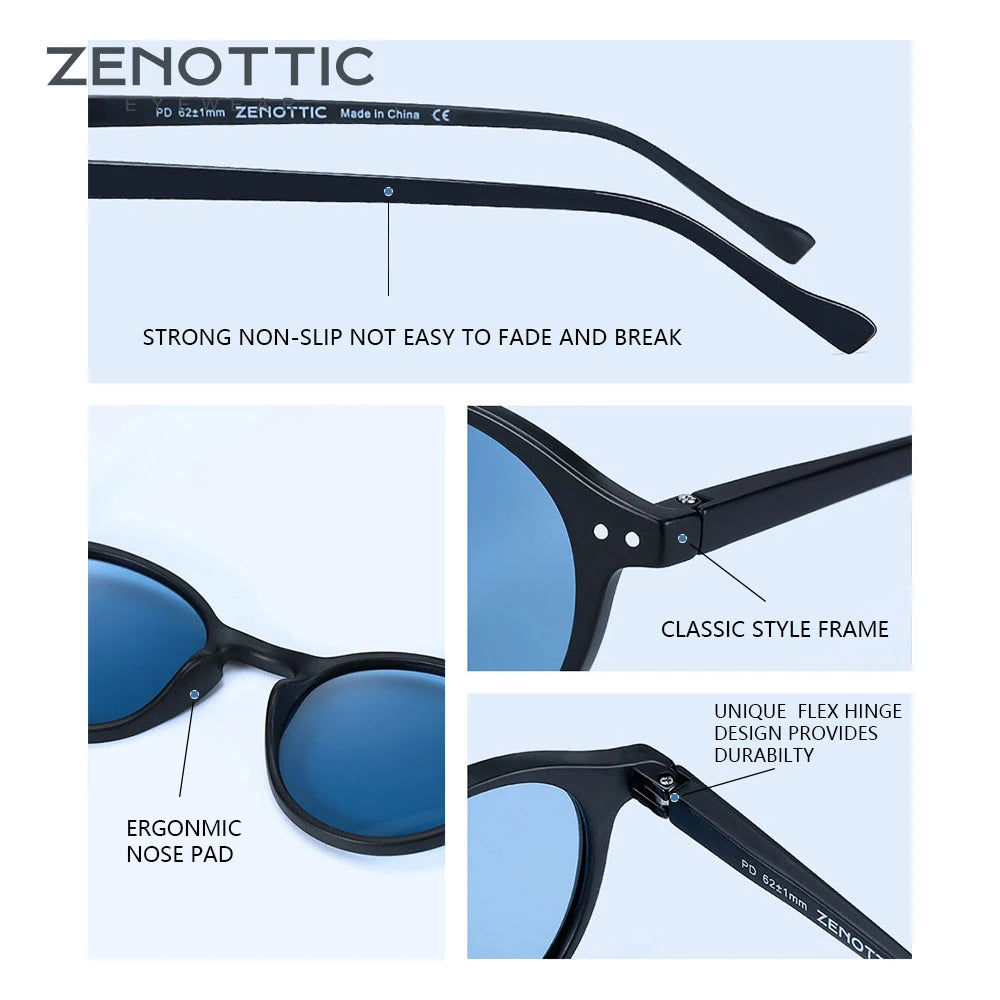 Zenottic Riviera – Round Polarized Sunglasses