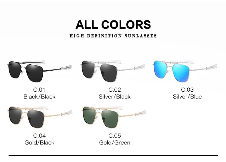 ShangeWFJia Monaco Pilot – Polarized Sunglasses