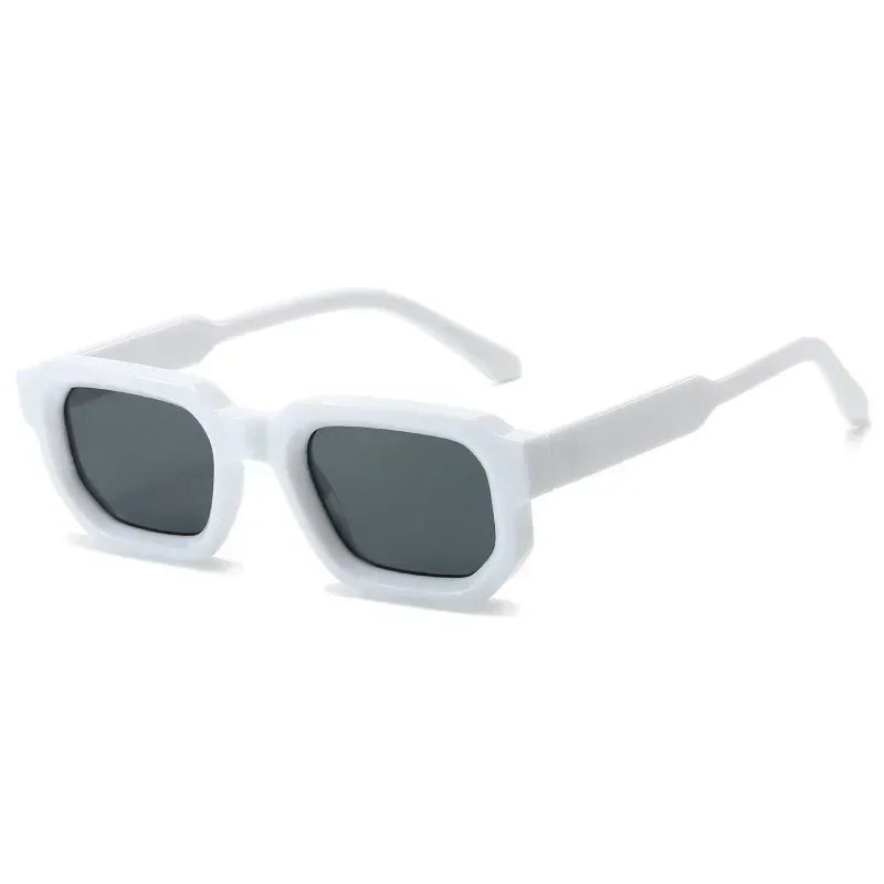 Saint-Tropez Blue – Retro Square Sunglasses