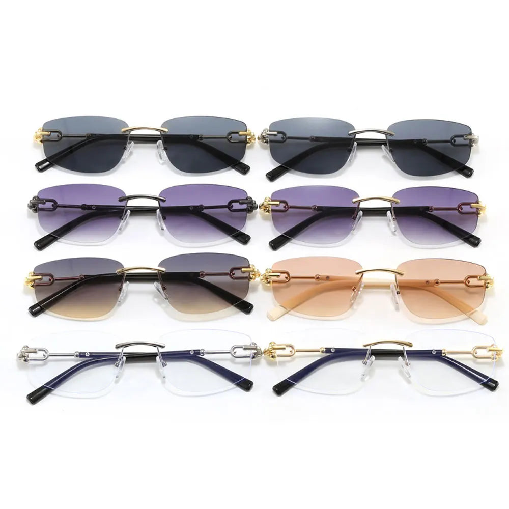Salutami Milano Prism – Frameless Irregular Sunglasses