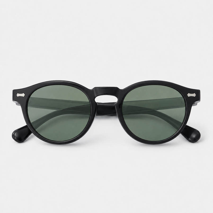 Shengmeiyu Riviera Tea – Round Polarized Sunglasses