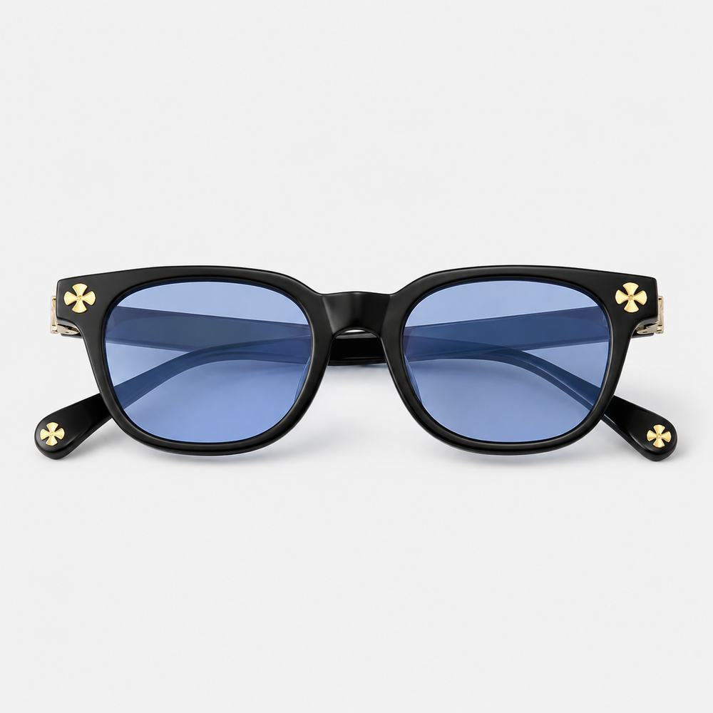 Milano Crystal Frame – Oversized Blue Light