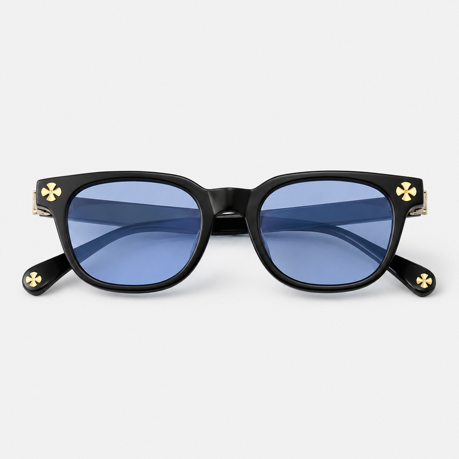 Milano Crystal Frame – Oversized Blue Light
